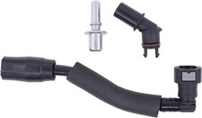 Positive Crankcase Ventilation Valve Tube Hose and PCV Valve Fitting Adapter ...