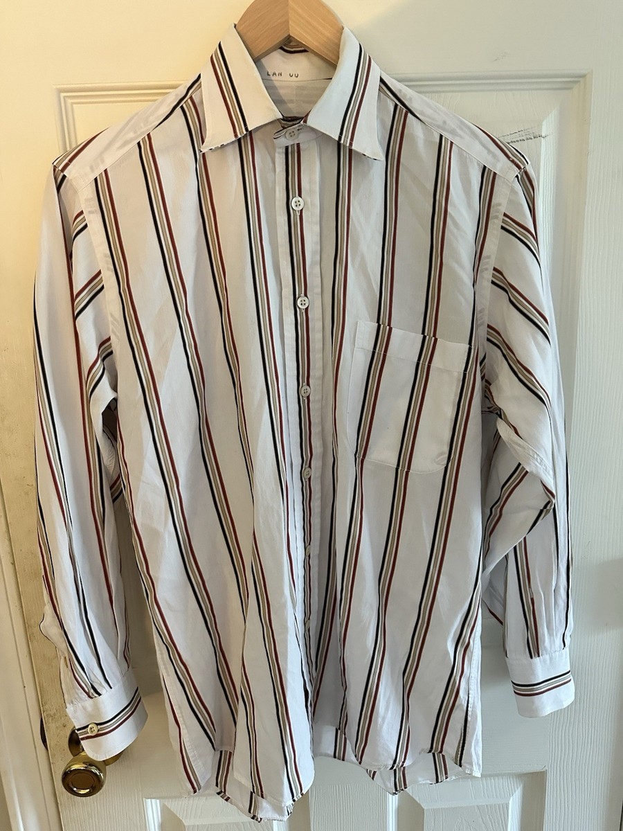 Burberry London Mens Medium Dress Shirt Excellent Condition