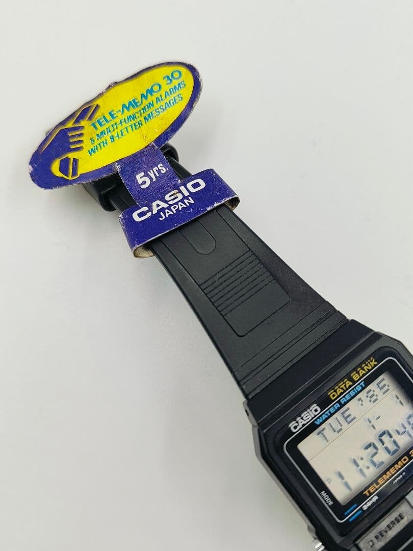 Casio DB30 Data Bank Wristwatch Vintage Telememo 30 Alarm