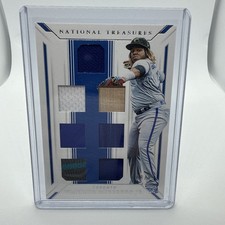 2019 Panini National Treasures - Game Gear Material Sixes Vladimir Guerrero Jr.