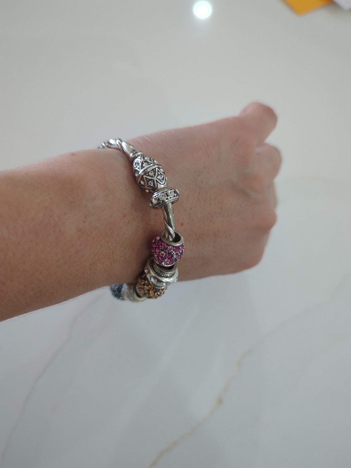 Exquisite Interchangeable Charm Cuff Bracelet - image 13