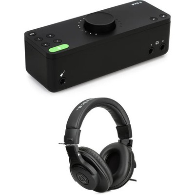Audient EVO 8 USB Audio Interface and Headphones