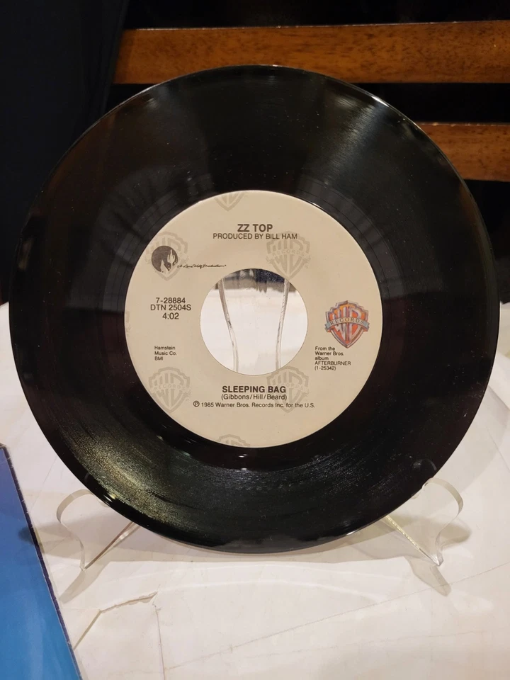 ZZ TOP – SLEEPING BAG - VINYL EP SINGLE 45RPM BLACK - VG+ - A32 Foto 3 de 4