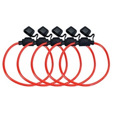 LFH14ATM-5 Loop ATM Fuse Holder with Cover Without Fuse 5 Pack 14 Gauge