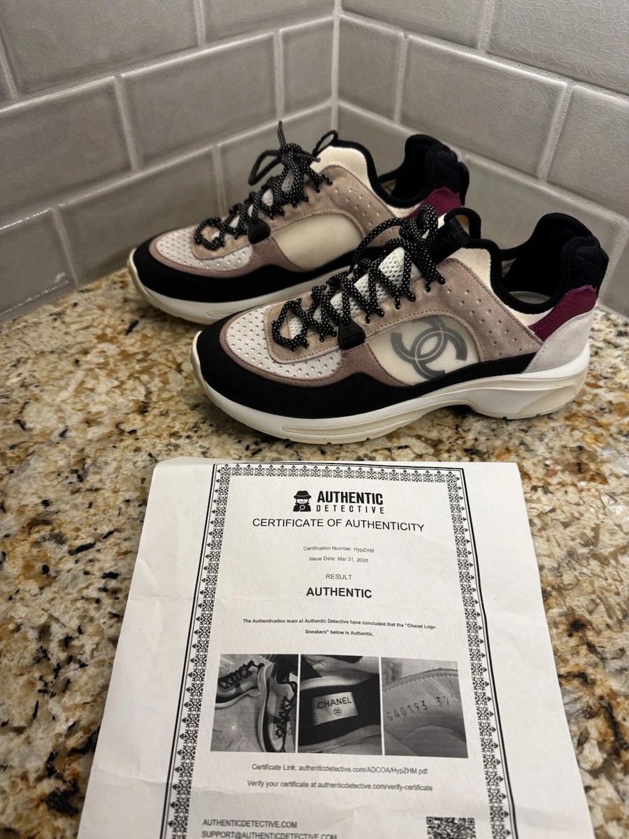 25+ Chanel Logo Sneaker White Black for sale | Updated Oct 2026