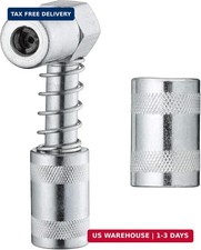 90 Degree Grease Coupler Snaps on to Grease Fittings in Tight Spac