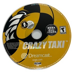 Crazy Taxi - Sega Dreamcast, 2000 | Disc Only | Resurfaced | TESTED | Game Only