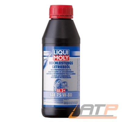 1 L LITER LIQUI MOLY HOCHLEISTUNGS-GETRIEBEÖL GETRIEBE-ÖL GL3+ SAE 75W-80