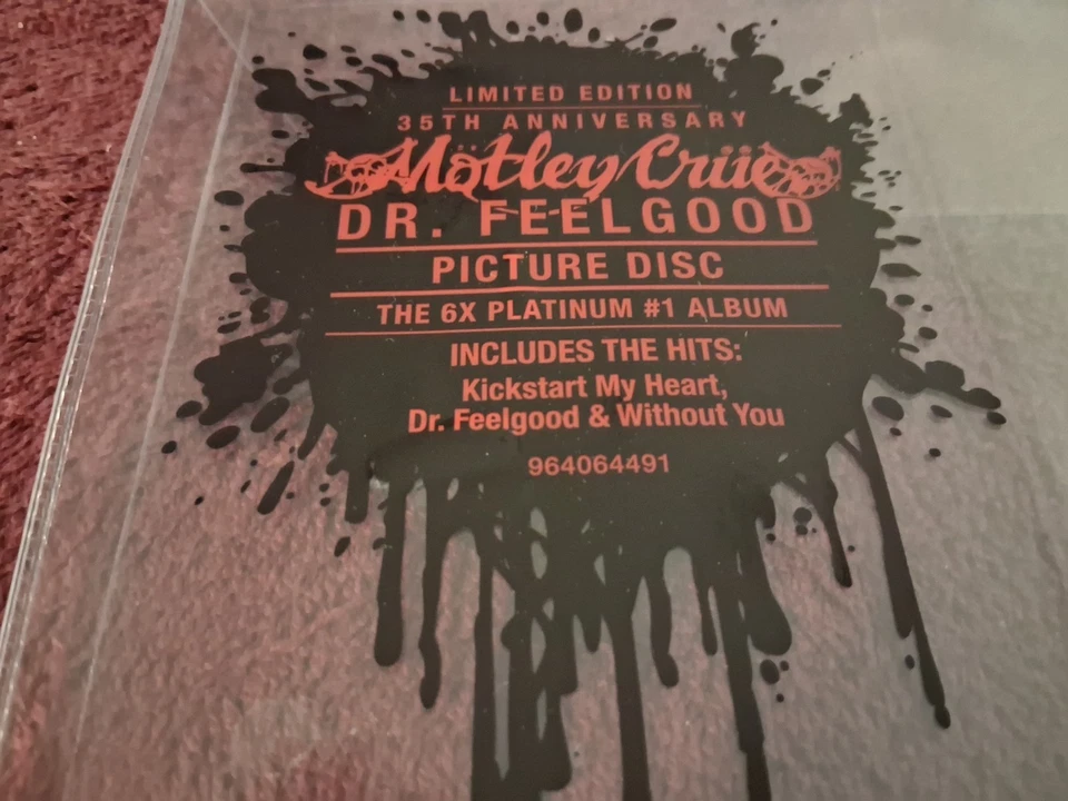 Motley Crue, DR. Feelgood Picture Disc,Ltd, 35th Anniversary, MINT! NeverPlayed! Foto 4 de 4