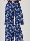 Torrid Pull On Washable Challis Wide Leg High Rise Pant Toile Blue Size 1 R — photo 1