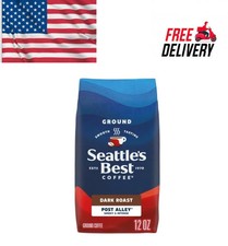 Seattle s Best Dark Roast Ground Coffee Post Alley 12oz Single Pack