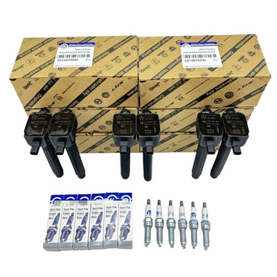 #ad 6 Pack Mopar Ignition Coils amp; Spark Plugs For Chrysler Jeep Dodge Ram 3.6L UF648 $117.17