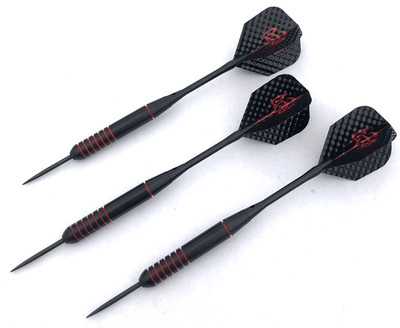 3 Dartpfeile Steel Dart je 21 Gramm Red Line + Aluschäften + Stahlspitzen