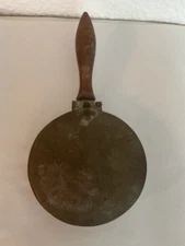 Vintage Silent Butler Crumb Catcher Brass Wood Handle A1160