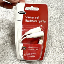 Belkin F8V234 Audio Splitter Adapter White