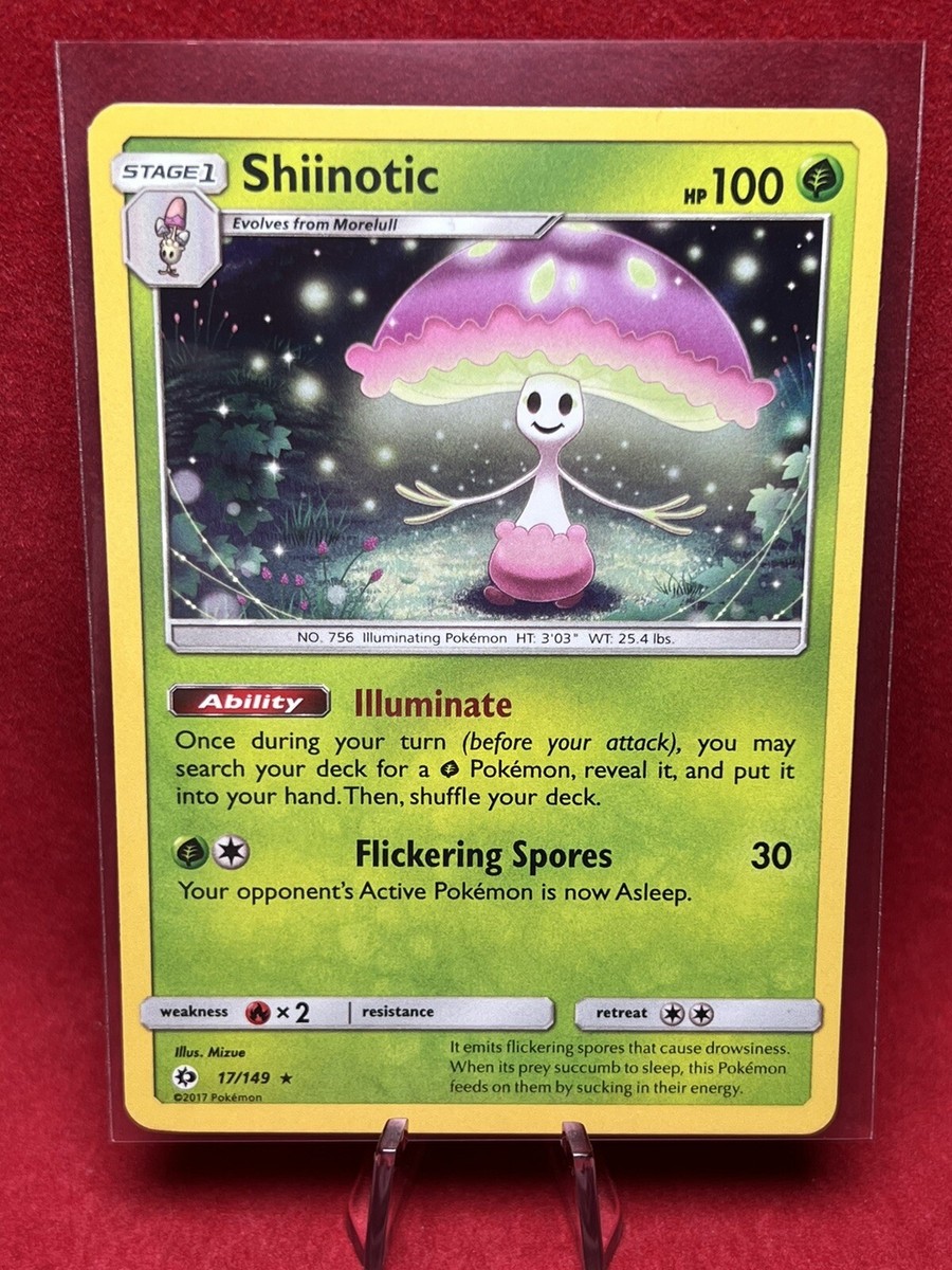 2017 Pokemon Card **Shiinotic** Sun & Moon Set 17/149 Rare 2017 Pokemon Card **Shiinotic** Sun & Moon Set 17/149 Rare