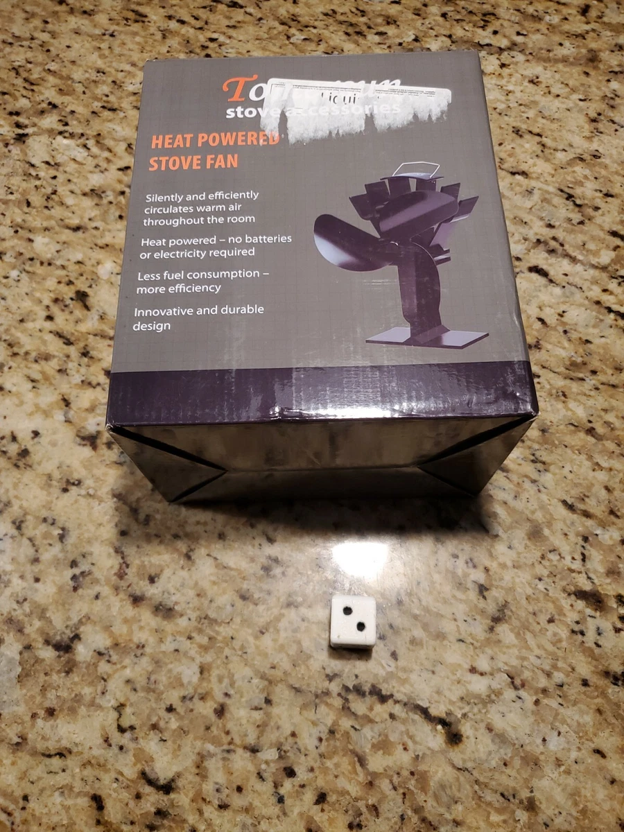 TOMERSUN 3 Blades Heat Powered Stove Fan for Wood/Log Burner/Fireplace |  eBay
