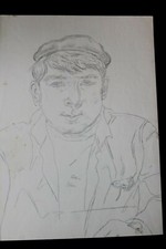 DDR Maler Professor Peuker Wolfgang Bleistift Zeichnung Original  Studien