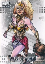 #99 WARRIOR WOMAN 2013(2014) Upper Deck Marvel Now SILVER FOIL DEFENDERS