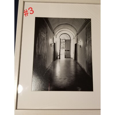 ''Corridoio del Castello'' Black and White Picture of Italy