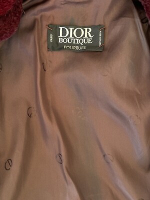 Dior Boutique Fourrure vintage mink fur coat - Size S | eBay