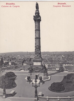 AK - Großformat - Brüssel - Litho -  Congress Monument um 1910 - Top Zustand