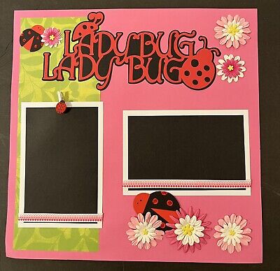 Ladybug 12x12 inch printable for scrapbooking and paper crafting  Livro de  recortes, Personalizados ladybug, Papel para scrapbook