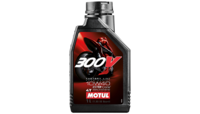 MOTUL 300V FACTORY LINE ROAD RACING SYNTHETIC 4T ENGINE OIL - 10W