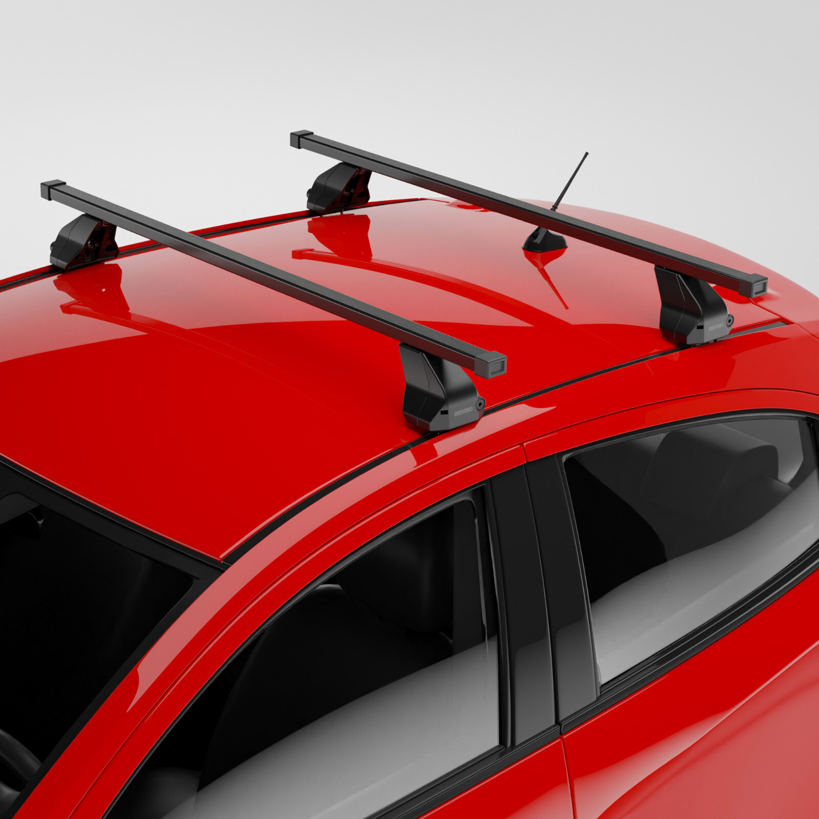 BARRE PORTATUTTO - PORTAPACCHI AUTO CON RAILS CM 135 (VEDI LISTA COMPATIBILITA