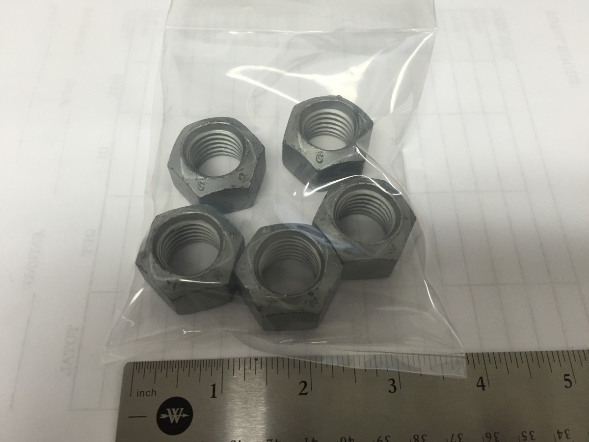 (5 PACK) Steel Locknuts for Extreme Vibration 90619A425X (5 PACK) Steel Locknuts for Extreme Vibration 90619A425X