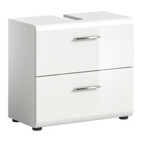 Xonox.Home Waschbeckenunterschrank Badschrank Unterschrank Ice Weiß 60X54X32 Cm