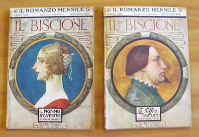 Der Monatsroman, 1921 Nr.8 und 9 - Miss Bowen - DER KEKS Teil I und II komplett *