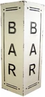 Vintage Style Double-Sided BAR Sign 18" Shabby Chic Metal Tin Wall Decor Rustic
