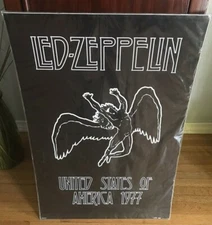 2018 Pyramid America Led Zeppelin ICARUS Black & White 24" X 36" Poster #PP34454