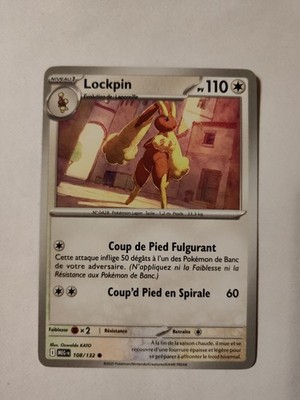 Pokemon Karte - Lockpin 108/132 - Mega Evolution ME01