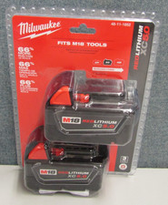 2 Pack Milwaukee 48-11-1850 - M18 XC 5.0 AH 18 Volt Capacity Battery 48-11-1852