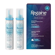 Regaine for Women 5% Minoxidil Extra Strength Scalp Foam for Hair Regrowth (2x