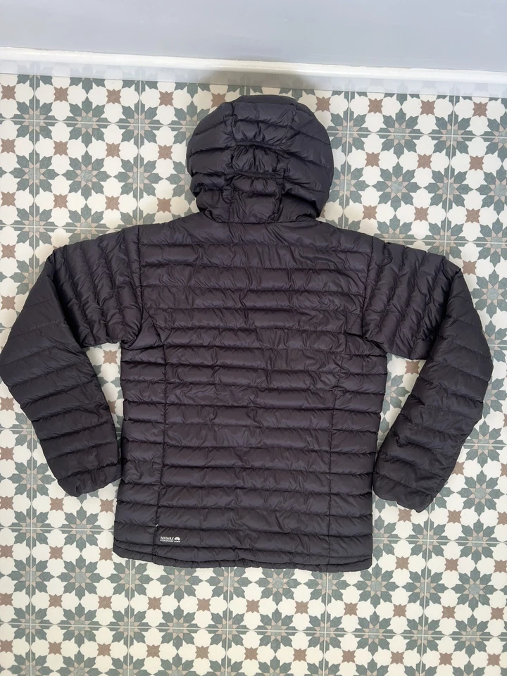 Rab Men’s Microlight Alpine Down Jacket Puffer Hooded Coat - Medium - Grey - Image 3 of 4