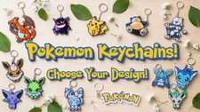 Pokemon Keychains   Choose Your Design Pikachu, Eevee, Charizard  More