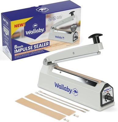 #ad Impulse Sealer 8 inch Manual Heat Sealer Machine for Mylar Bags Heavy Duty $40.99