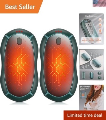 Luxury Electric Hand Warmers - Fast Heat 3 Settings, Ideal Christmas Gifts