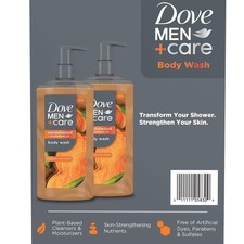 Dove Men Care Sandalwood Body Wash, 26 Fluid Ounce Pack of 2 