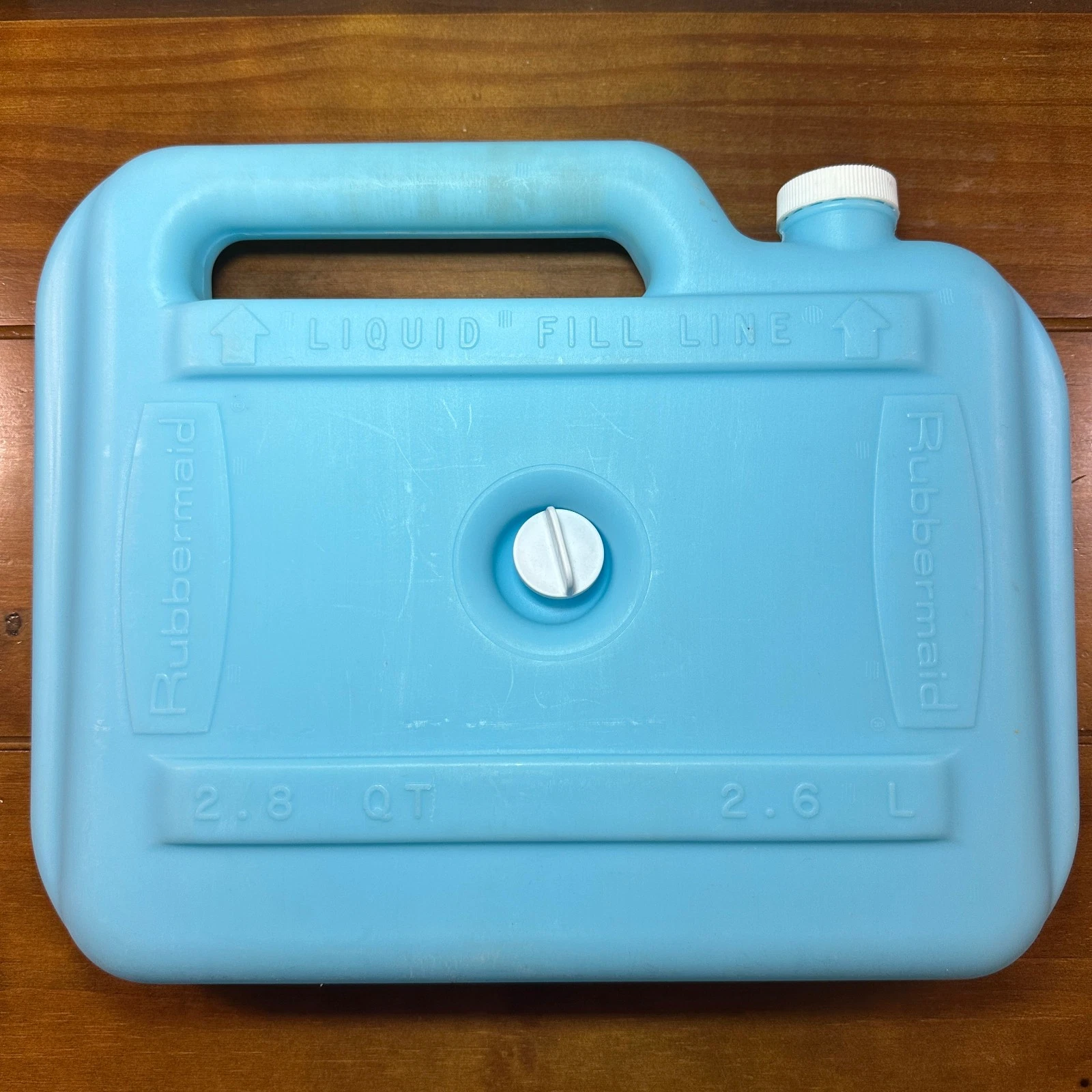 Used Rubbermaid Gott Screw-In Refreeze Bottle #8283 Cooler Ice Pack 2.8 Qt