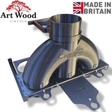 3 way Blast gate 100 mm vacuum dust extraction waste pipe systems splitter