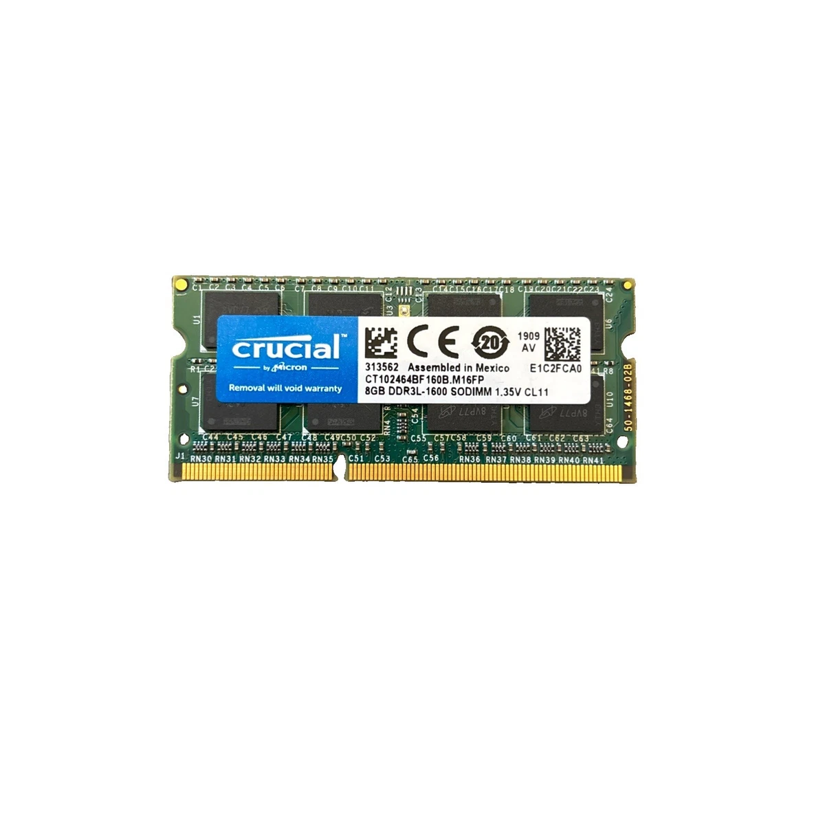 Micron DDR3 SDRAM 8 GB Capacity per Module Memory (RAM) for sale