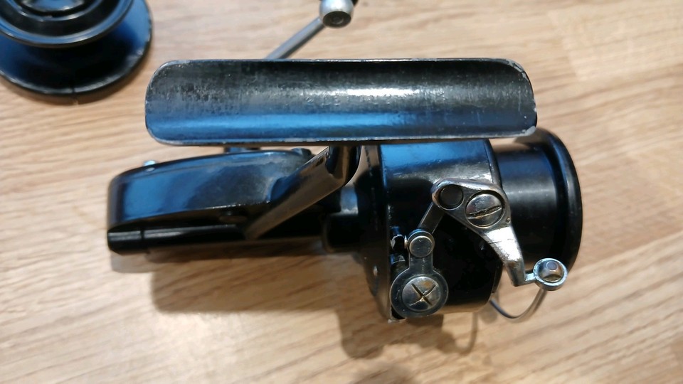 Moulinet Mitchell 330 Otomatic Avec Boîte Et Bobine - Pêche Vintage - Excellent État