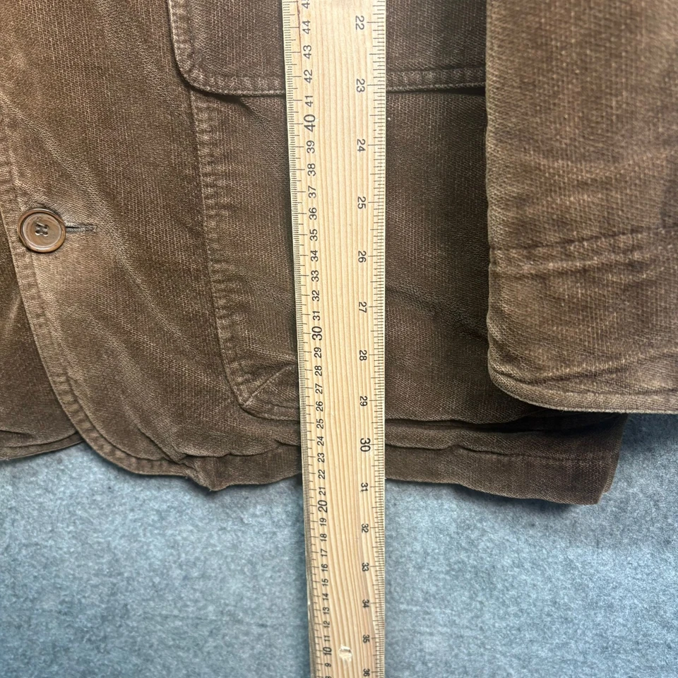 Chaqueta de pana Marlboro Classics para hombre talla mediana marrón 100 % algodón vintage años 90 Foto 3 de 4
