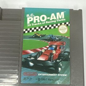 R.C. Pro-AM (Nintendo NES 1988) Cartridge Only - USED NOT TESTED