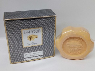 LALIQUE POUR HOMME PERFUMED SOAP 150 G/5 OZ. NIB