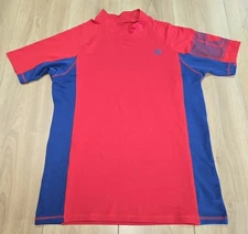 Hang Ten Rash Guard/Swim Shirt Mens Sz Large, High Visibility, Quick Dry, Logo 